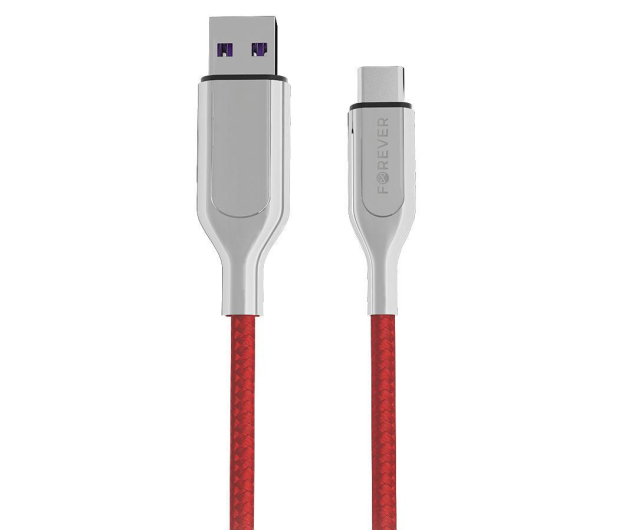 Forever FOREVER USB - USB-C CORE 1M 5A # - 1380851 - zdjęcie